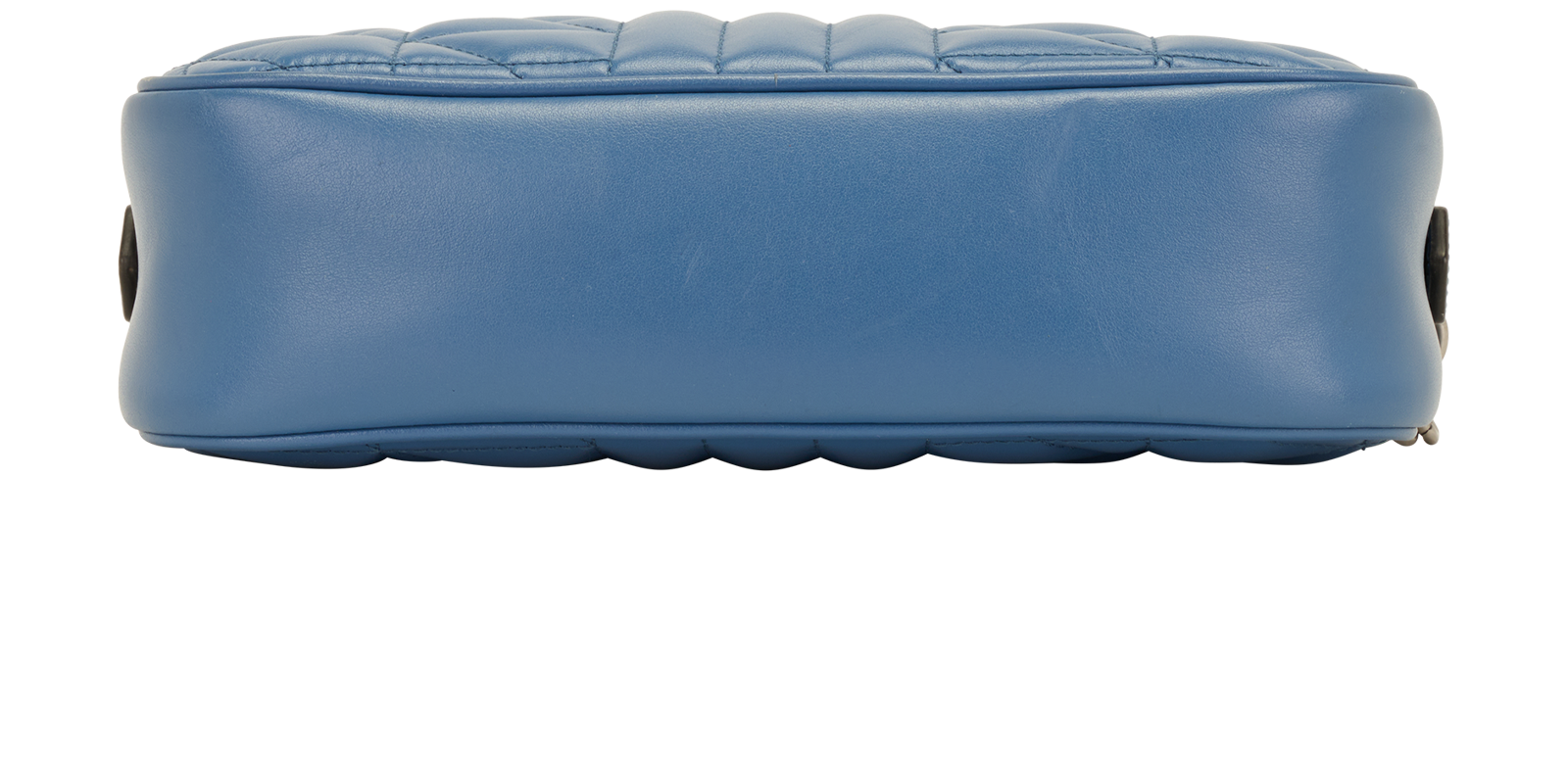 GG Marmont Small Matelasse, &pound;750, Handbags, Blue, Leather, Top view